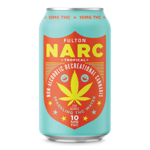 Narc Tropical Sparkling Water 10mg THC - Hemp House