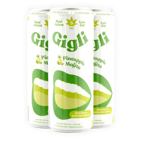 GIGLI THC Pineapple Mojito Cocktail 5mg (4 pack)