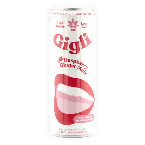 GIGLI THC Raspberry Ginger Mule Cocktail 5mg