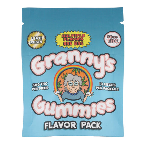 Mixed Variety Live Resin Gummies 50mg THC - Hemp House