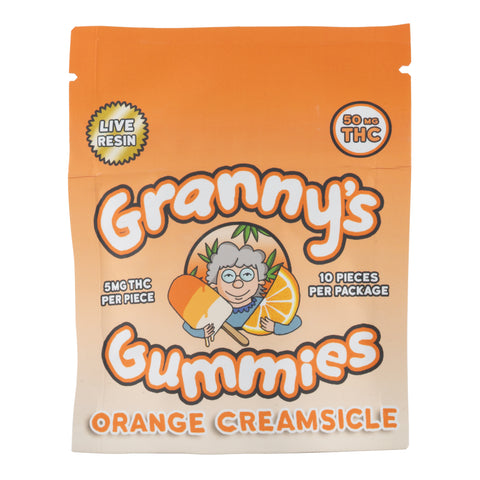 GRANNY'S Live Resin Gummies 50mg THC (4 Flavors)