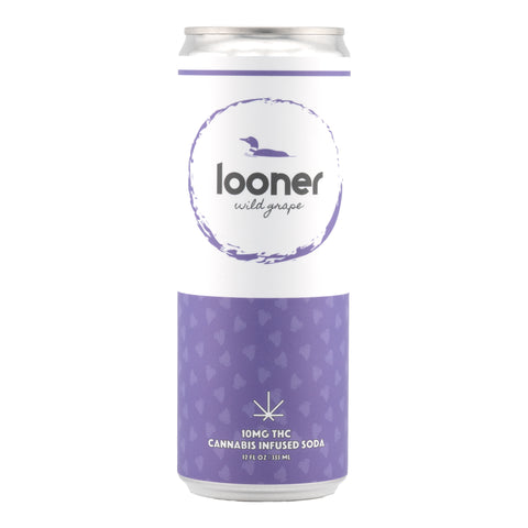 Looner Wild Grape Infused Soda 10mg