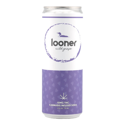 Wild Grape Infused Soda 10mg THC - Hemp House