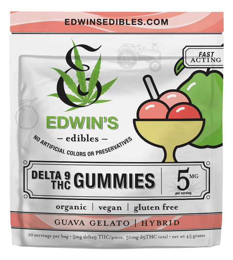Guava Gelato Fast - Acting THC Gummies 50mg THC - Hemp House