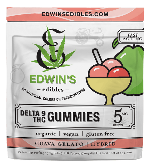 EDWINS EDIBLES Delta-9 THC Gummies 50mg THC (8 Flavors) - Hemp House Store