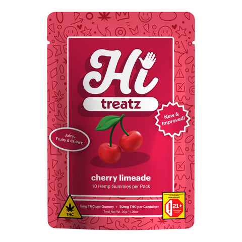 Cherry Limeade Gummies 50mg THC - Hemp House