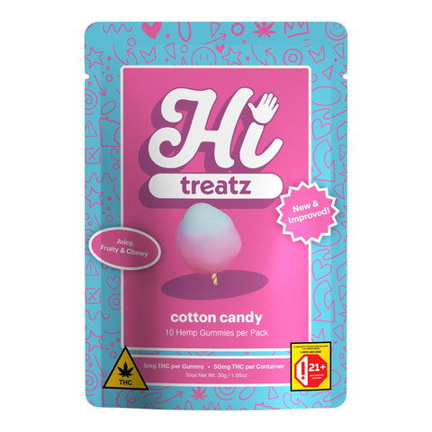 Cotton Candy Gummies 50mg THC - Hemp House
