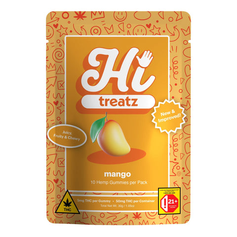 Mango Gummies 50mg THC - Hemp House