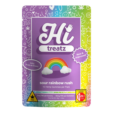 Rainbow Rush Gummies 50mg THC - Hemp House