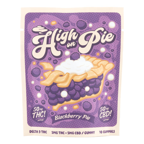 HIGH ON PIE 1:1 THC Gummies 50mg THC (5 Flavors) - Hemp House Store