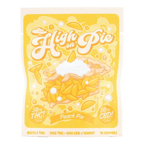 HIGH ON PIE 1:1 THC Gummies 50mg THC (5 Flavors) - Hemp House Store