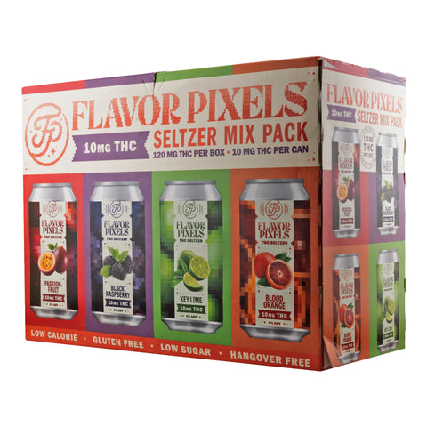 Flavor Pixels Mixed 12 - Pack 2.0 120mg THC - Hemp House