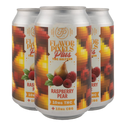 Flavor Pixels Raspberry Pear 10mg THC: 10mg CBG - Hemp House