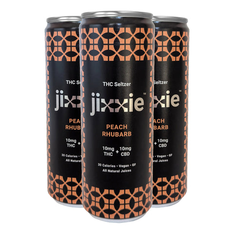 JIXXIE THC Infused Seltzers 10mg THC (4 Flavors)