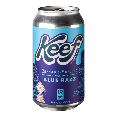 Blue Razz Infused Classic Soda 10mg THC - Hemp House