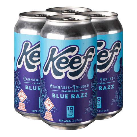 Blue Razz Infused Classic Soda 10mg THC - Hemp House