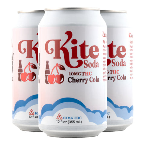 Cherry Cola THC Soda 10mg THC - Hemp House