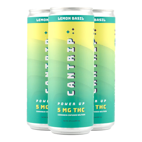 Cantrip Lemon Basil Seltzer (4 pack)