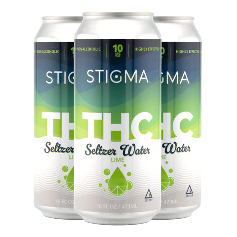 Lime Seltzer Water 10mg THC - Hemp House