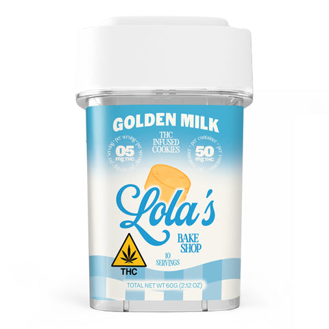 Golden Milk THC Infused Cookies 50mg THC - Hemp House