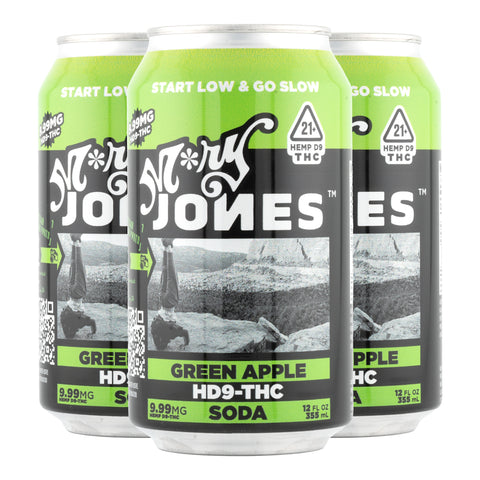 Mary Jones Green Apple 10mg Soda - 4pack