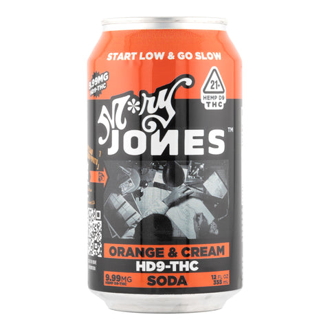 Mary Jones Orange & Cream 10mg Soda