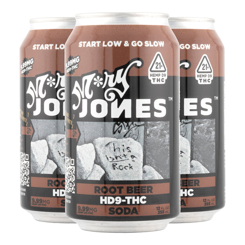 Mary Jones Root Beer 10mg Soda - 4pack