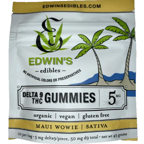 EDWINS EDIBLES Delta-9 THC Gummies 50mg THC (8 Flavors) - Hemp House Store