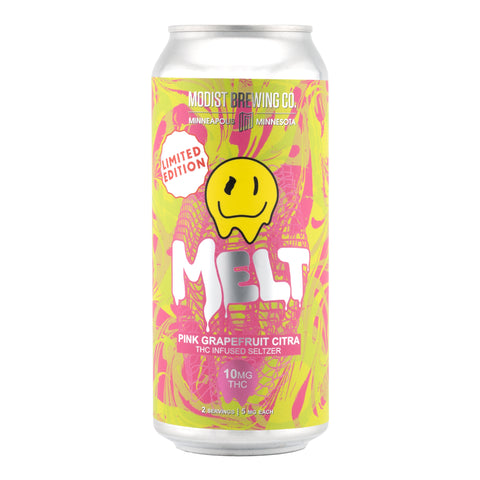 MODIST BREWING Melt Infused Seltzer 10mg THC (3 Flavors) - Hemp House Store