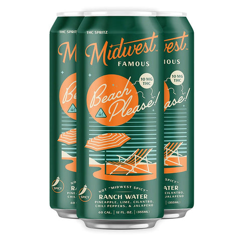 Beach Please Ranch Water THC Spritz 10mg THC - Hemp House