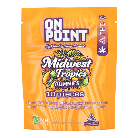 ON POINT Delta - 9 THC Gummies 50mg THC (3 Blends) - Hemp House