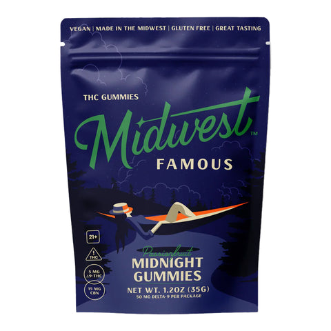 Passionfruit Infused THC+CBN Sleep Gummies 50mg THC - Hemp House