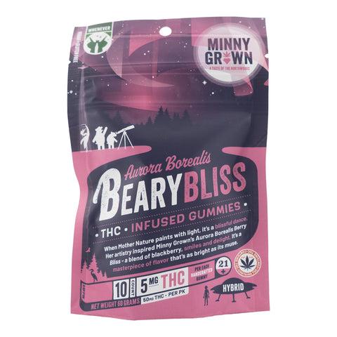 Aurora Borealis Berry Bliss Cannabis - Infused Gummies 50mg THC - Hemp House