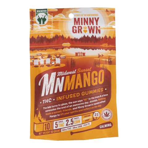 Midwest Sunrise Mango Cannabis - Infused Gummies 50mg THC - Hemp House
