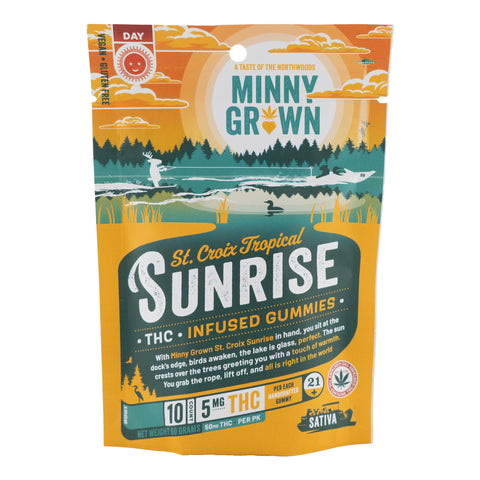 St. Croix Tropical Sunrise Cannabis - Infused Gummies 50mg THC - Hemp House