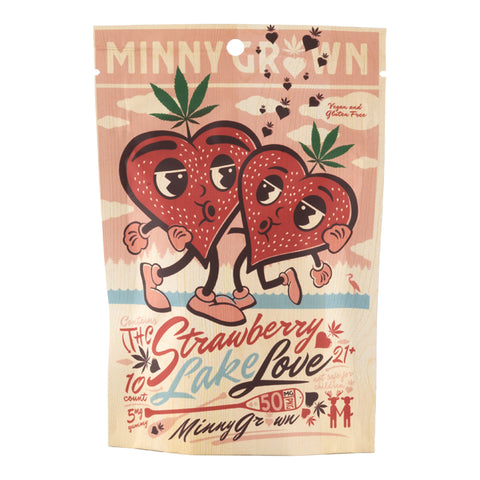 Minny Grown Strawberry Lake Love Infused Gummy