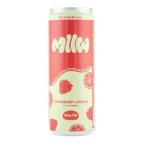 Mllw Strawberry Limeade Infused Sparkling Cannabis Beverage