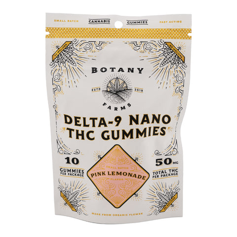 botany farms nano pink lemonade gummies