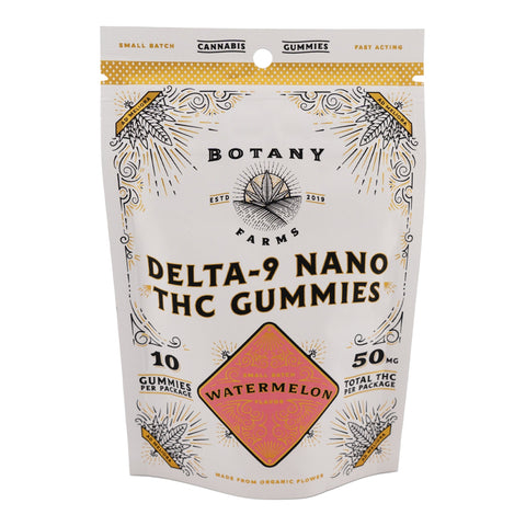 Watermelon Nano THC Gummies 50mg THC - Hemp House
