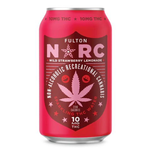 Narc Wild Strawberry Sparkling Water 10mg THC - Hemp House