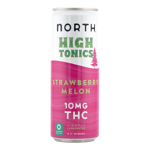High Tonics Strawberry Melon Sparkling Seltzer 10mg THC - Hemp House