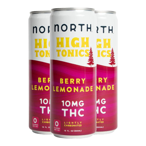 NORTH CANNA CO High Tonics 10mg THC (3 Flavors)