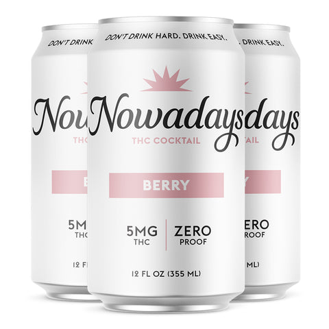 NOWADAYS Infused Cocktails 5mg THC (2 Flavors) - Hemp House