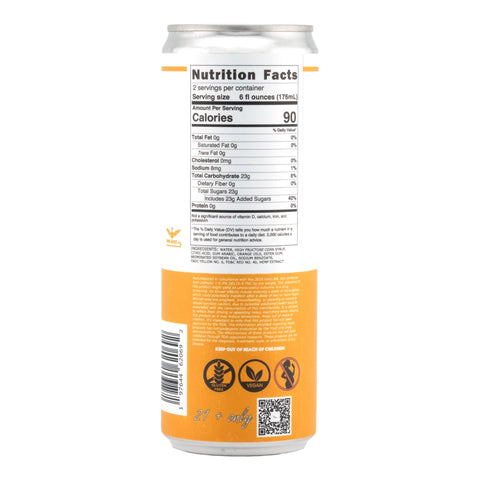 Sweet Orange Infused Soda 10mg THC - Hemp House