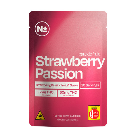 Strawberry Passion Pâte de Fruit 50mg THC