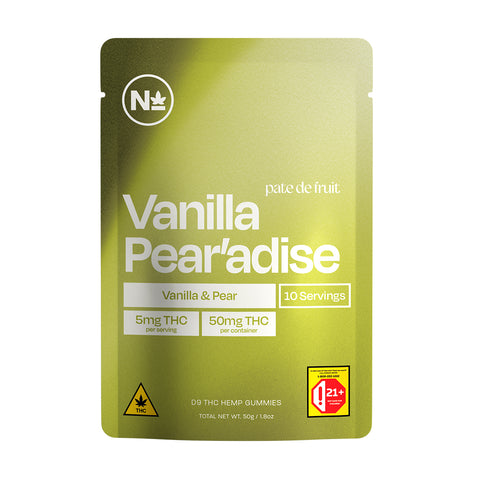Vanilla Pear'adise Pâte de Fruit 50mg THC