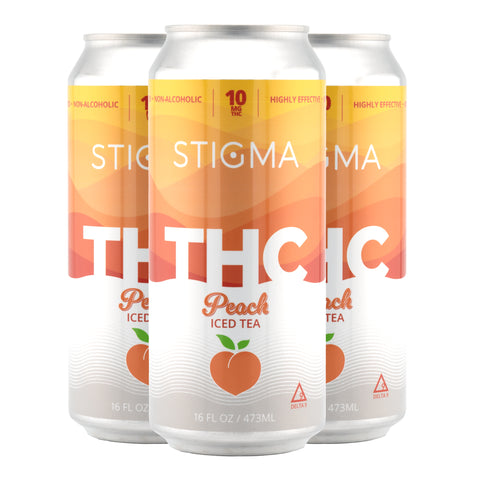 Peach Tea Seltzer 10mg THC - 4 pack