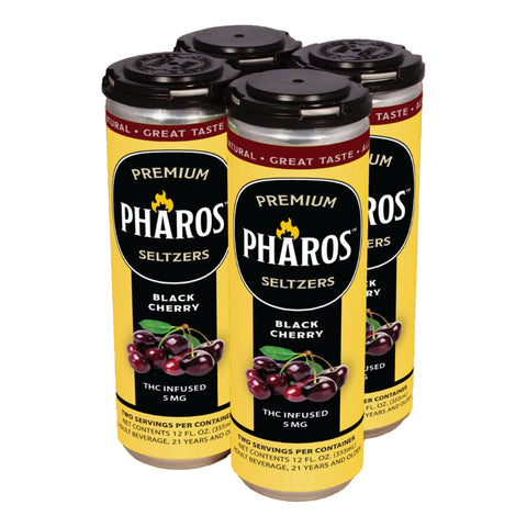 PHAROS Premium Seltzers 5mg THC (4 Flavors)