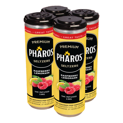 Raspberry Lemonade Premium Seltzer 5mg THC - Hemp House