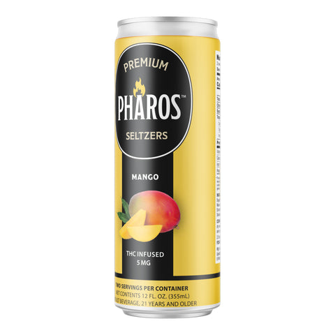 PHAROS Premium Seltzers 5mg THC (4 Flavors)